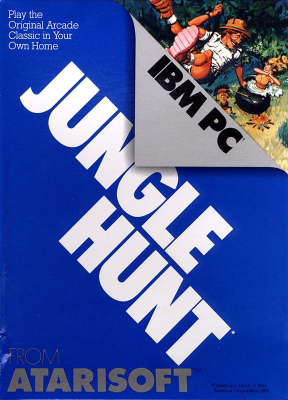 Jungle Hunt box art for Commodore 64